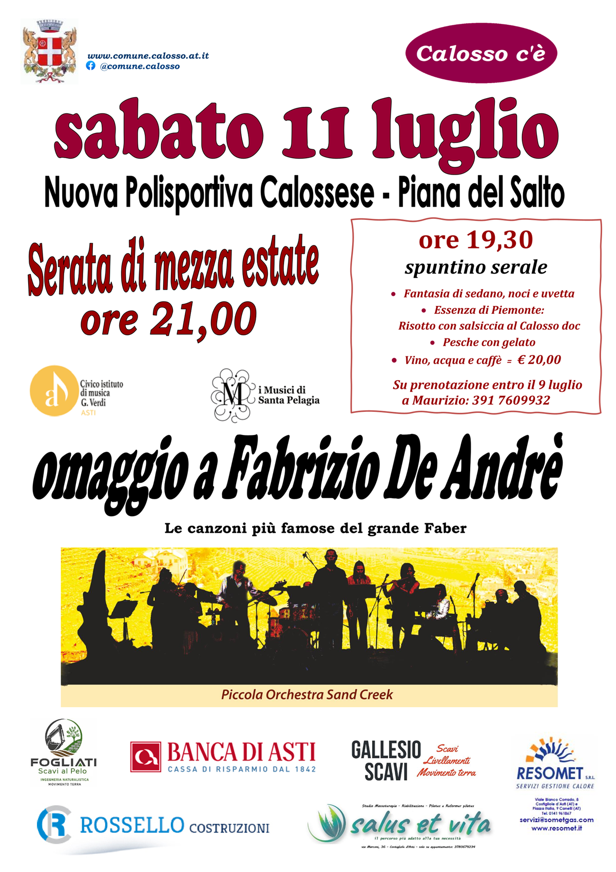 OMAGGIO A DE ANDRE'