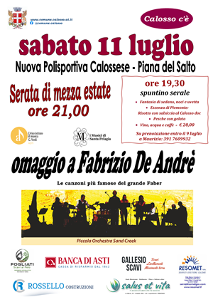 Omaggio a Fabrizio De Andrè