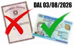 Le carte d’identità cartacee valide solo fino al 3 agosto 2026