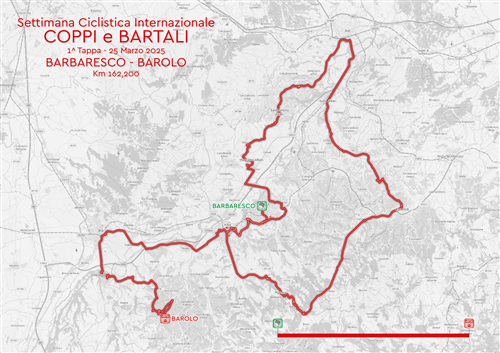 25 marzo 2026: transito sul territorio di Calosso della Corsa
ciclistica a tappe "Settimana Internazionale Coppi e Bartali" â€“  in calendario dal 25 marzo al 29 marzo 2026