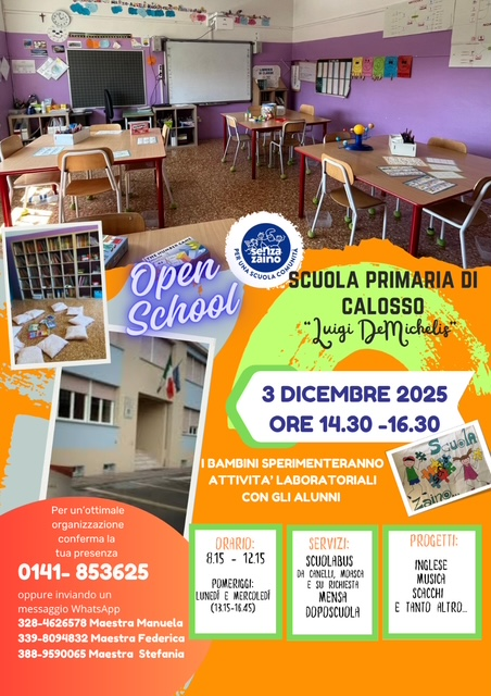 Open School  - Scuola Primaria di Calosso "Luigi de Michelis"